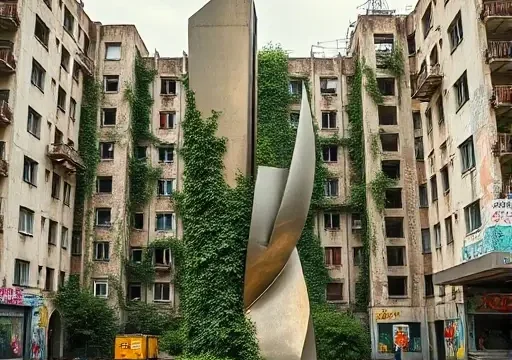 Как заброшенные города превращаются в арт-объекты через историю развития